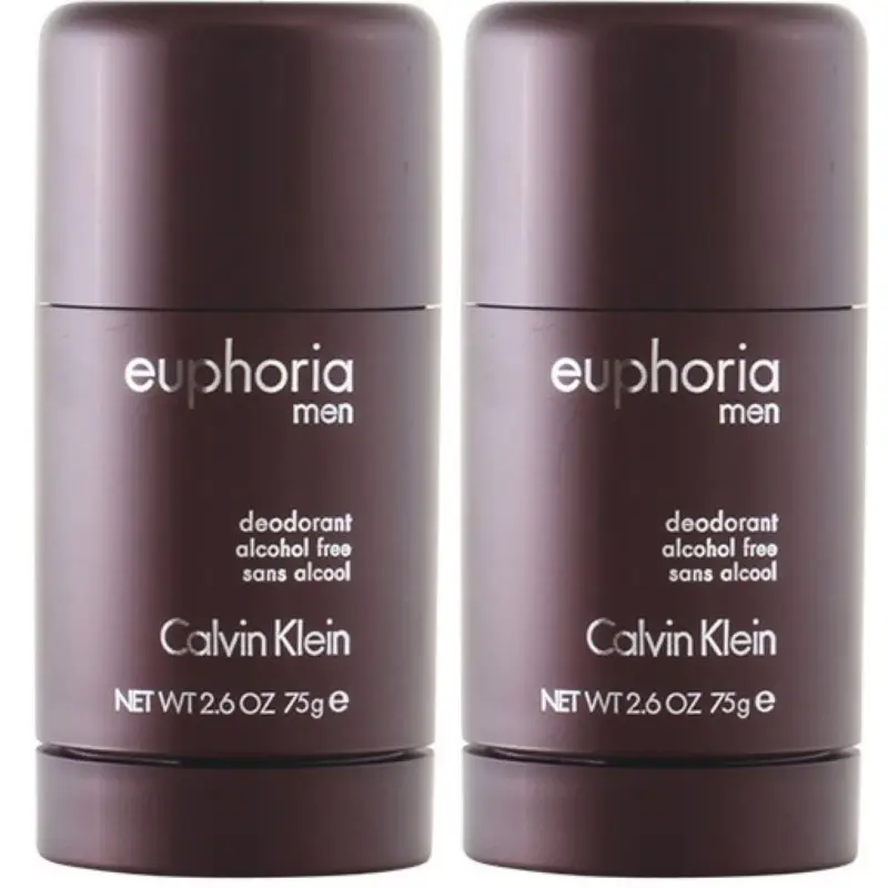 2-Pack Calvin Klein Euphoria For Men Deo Stick 75ml - Direkt från tillverkaren