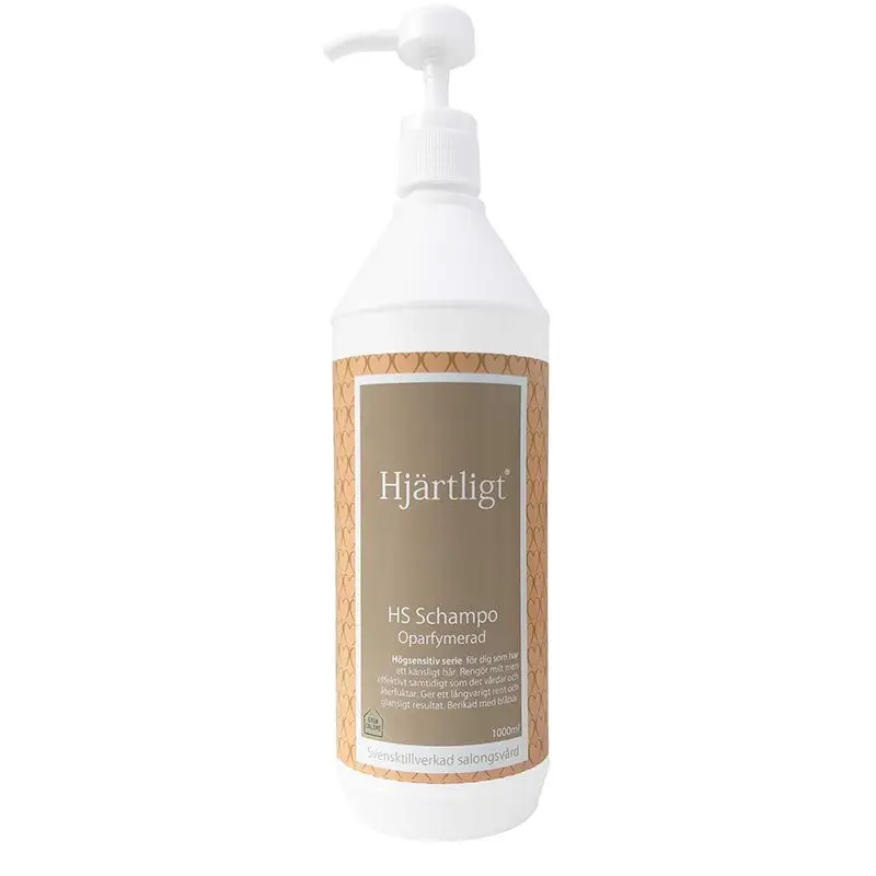 Professionell kvalitet - Hjärtligt HS Schampo 1000ml