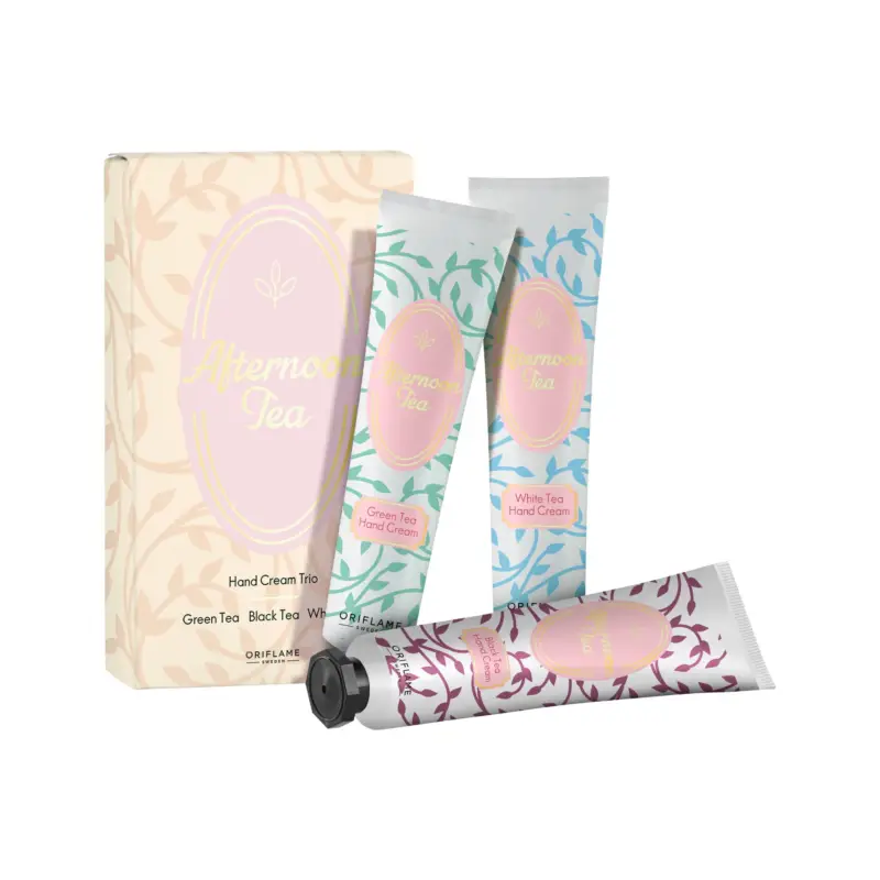 Mycket efterfrågad - Afternoon Tea Hand Cream Trio Green Tea Black Tea White Tea